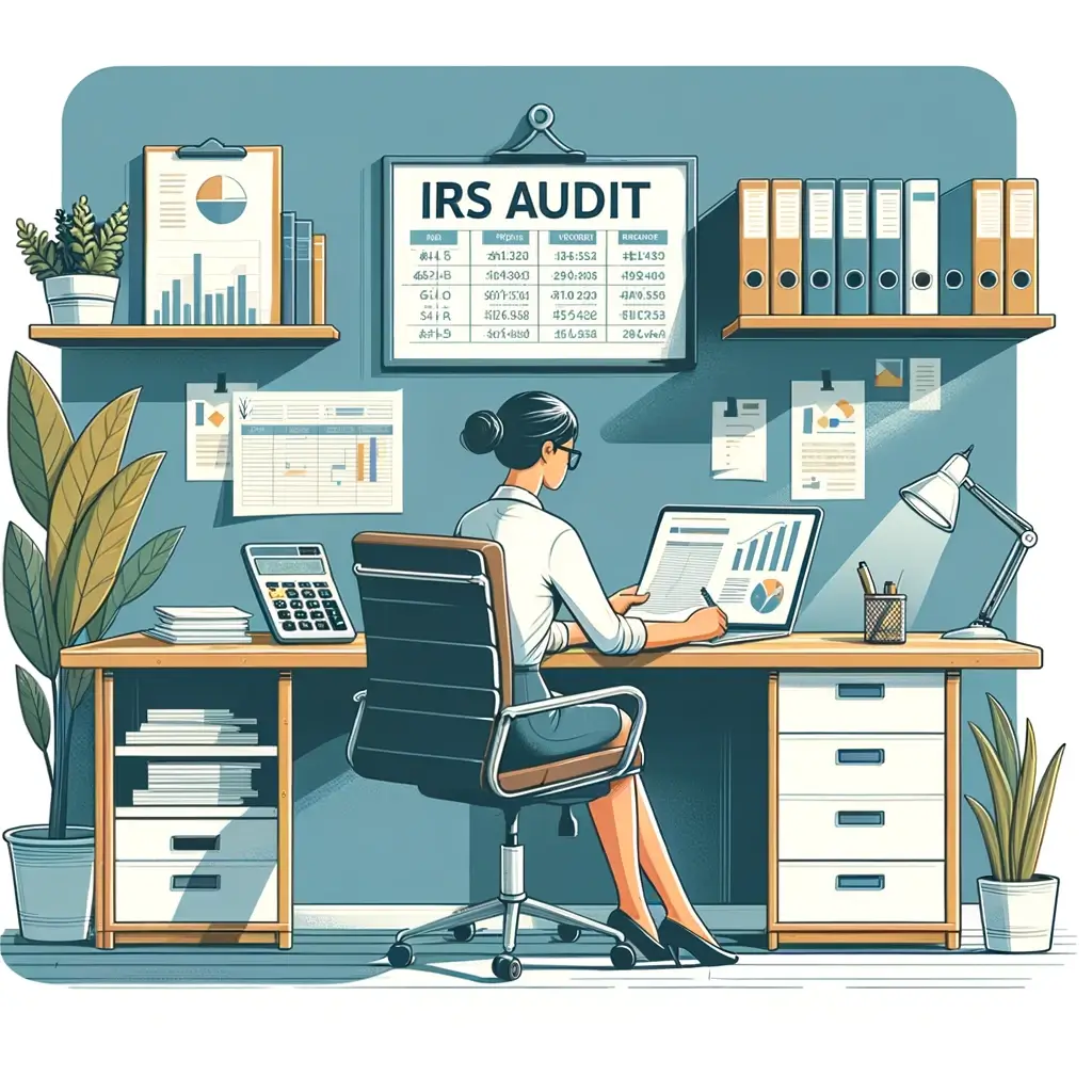 Illustration of IRS Audit