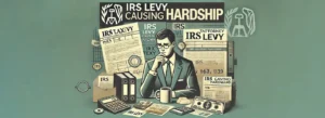 IRS-LEVY-Causing Hardship illustrsation